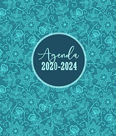 Agenda 2020-2024: Agenda Mensile per 5 Anni | Agenda Giornaliera, Gennaio 2020 - Dicembre 2024, 60 Mesi, Formato 21x27 | Copertina Flessibile