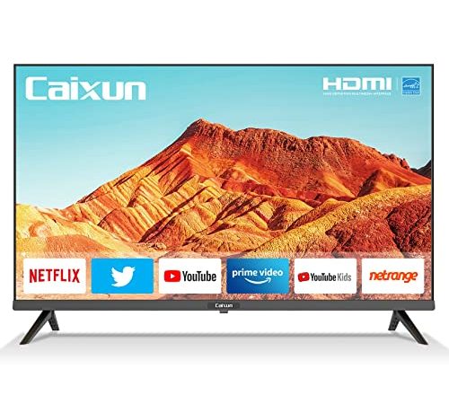 Caixun EC32S2N, Smart TV 32" TV LED 2020, WiFi, Netflix, Youtube, Facebook, Tuner Triplo(DVB-T2/T/S2/S), 3xHDMI 2xUSB Media Player