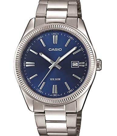 Casio Orologio Analogico Quarzo Uomo con Cinturino in Acciaio Inox MTP-1302PD-2AVEF