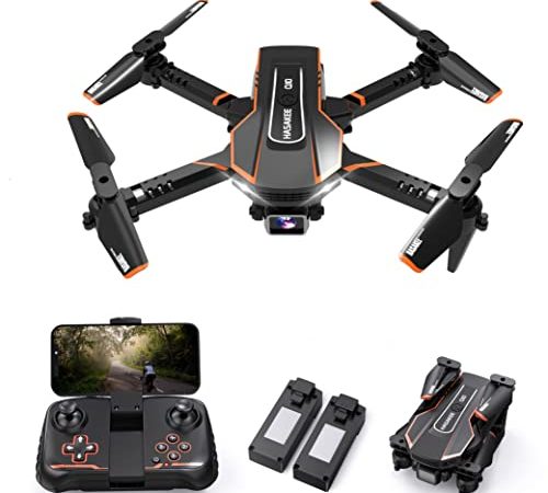 Drone per Bambini con Telecamera HD 720P, Droni con FPV WiFi Telecomandati per Principianti, Modalità Headless, 3D Flip, Mantenimento dell'altitudine, Regalo Per Ragazzi e Ragazze