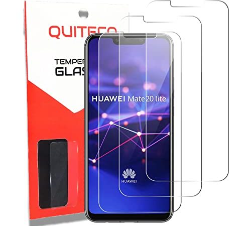 Pellicola Vetro Temperato per Huawei Mate 20 Lite [3 PEZZI] SNE-LX1, Vetrino Protettivo Anti Graffio, Protezione Schermo Anti-Impronte, Durezza 9H, 0,26mm