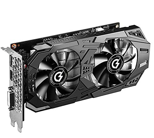 Scheda grafica PELADN GeForce GTX 1060 Super Gaming Graphics Card, 3 GB GDRR5 192 Bit HDCP compatibile con DirectX 12 Dual Fan VR Ready OC, scheda grafica interfaccia DVI-D/HDMI/DP