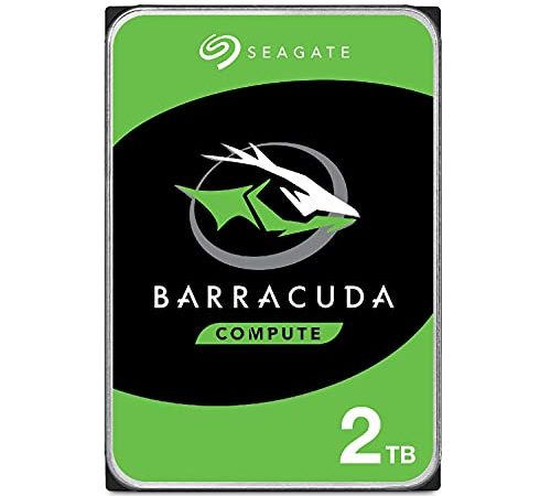 Seagate BarraCuda, 2 TB, Hard Disk Interno,‎ Argento