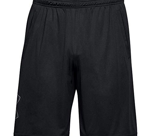 Under Armour Tech Graphic Short, Pantaloncini Uomo, Black/Graphite, M