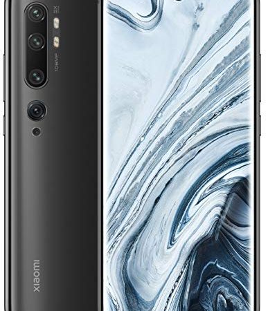 Xiaomi Mi Note 10 Smartphone, 6 GB RAM + 128 GB ROM, Schermo 3D Curved Amoled 6.47" FHD+, Penta Camera 108 MP, 5260 mAh, Midnight Black