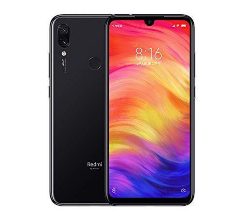 Xiaomi Redmi Note 7 Smartphones 6,3'' Schermo intero, Dual SIM, 4GB RAM + 128GB ROM, Snapdragon 660 Mobile, processore Octa-Core, Colore Black Space