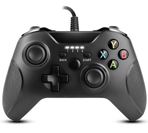 Zexrow Xbox One Game Controller, Controller cablato per Xbox One, Dual Vibrazione USB Wired Game Controller Gamepad compatibile con Microsoft Xbox One/X/S/Elite