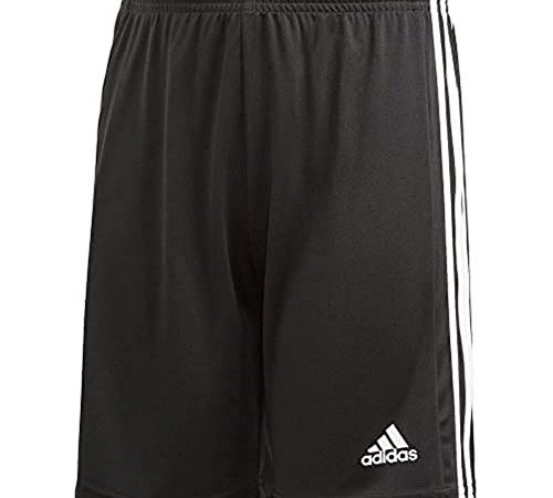 adidas Squadra 21, Pantaloncini da Calcio Uomo, Nero Bianco, L