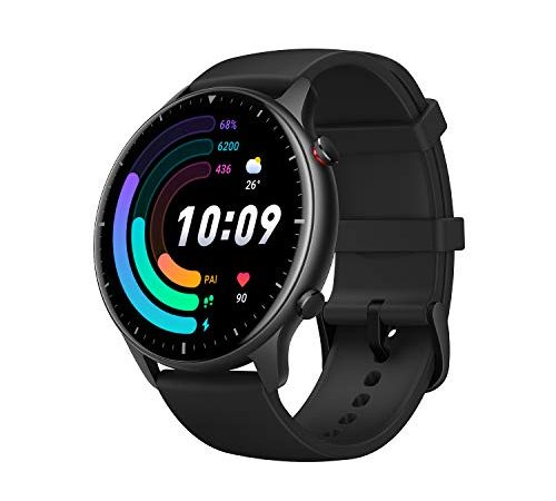 Amazfit GTR 2e Smartwatch Orologio Intelligente Alexa Integrato, AMOLED Da 1,39”, 90 Modalità di Allenamento, 5 ATM Impermeabile, Durata della batteria di 24 giorni, Monitor del Sonno, Uomo, Donna