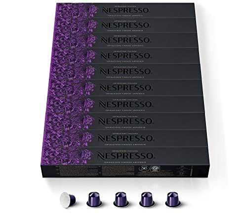 CAPSULE NESPRESSO ORIGINALI - Ispirazione Firenze Arpeggio, 100 Capsule Nespresso Caffè​, Linea Original, Capsule Riciclabili Nespresso