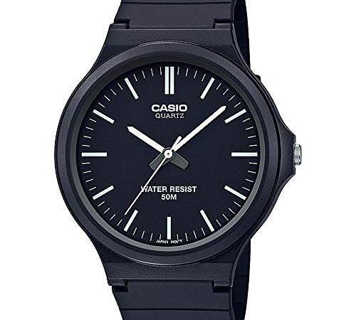 Casio Orologio Analogico Quarzo Unisex Adulto con Cinturino in Resina MW-240-1EVEF