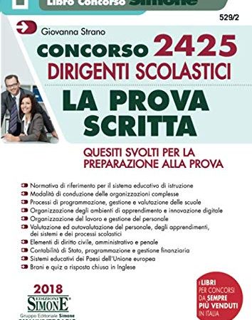 Concorso 2425 Dirigenti scolastici - La prova scritta