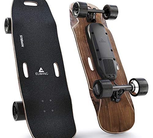 Elwing Boards - Skateboard Elettrico Modulabile - Powerkit Nimbus Sport - Motore Doppio 38Km/h - Batteria a Lunga Durata 30 Km - IP65 Resistente all’Acqua e alla Polvere - Progettato in Francia