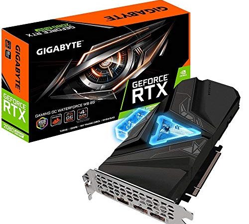 Gigabyte NVIDIA GeForce RTX 2080 Super Gaming OC WaterForce WB 8G Turing Scheda grafica GVN208SGWB-00-G