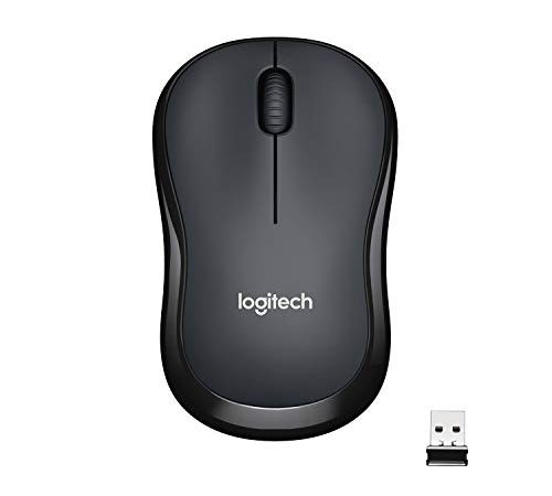 Logitech M220 SILENT Mouse Wireless, 2,4 GHz con Ricevitore USB, Tracciamento Ottico 1000 DPI, Durata Batteria di 18 Mesi, Ambidestro, Compatibile con PC, Mac, Laptop - Grigio