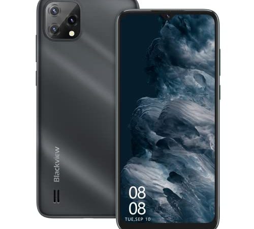 Smartphone, Blackview A55 Cellulari con 6.5" HD+, 4780mAh, 3GB RAM +128GB Espandibile, Tre Telecamere 8MP, Dual SIM 4G Telefono Cellulare, Android 11, 3 Slot/5G-WiFi/GPS/Face ID