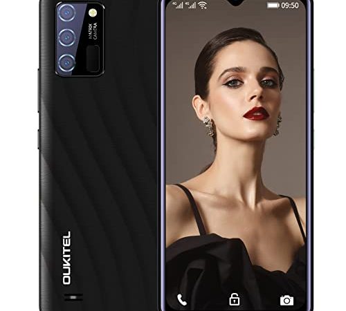 Smartphone OUKITEL C25 6.52 Pollici Schermo Cellulari 5000mAh Batteria Android 11 32GB ROM 4GB RAM 4G Dual SIM Telefoni Cellulari Economici 13MP + 8MP Telefono Cellulare GPS OTG 2022 Nero