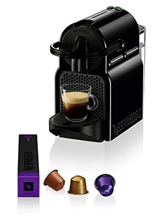 De'Longhi Nespresso Inissia EN80.B Macchina per caffè espresso, a capsule, 1260 W, 14 Decibel, 19 bar, Nero