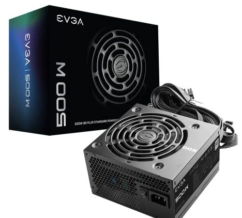 EVGA 500 W1, 80+ WHITE 500W, Alimentatore 100-W1-0500-K2