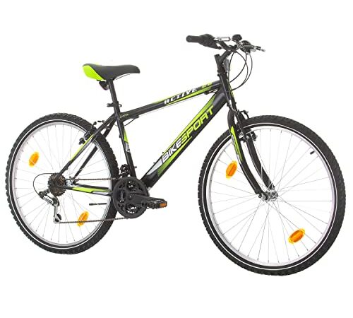 Bikesport Active Bicicletta Mountain Bike Uomo 26" Shimano 18 cambios