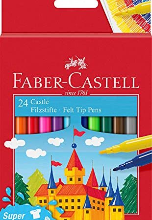 Faber-Castell 554202 Pennarello Castle, confezione da 24 pezzi