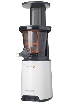 Kenwood JMP400WH PureJuice Estrattore di Succo a Freddo,140 W, Centrifuga Slow Juicer, 1.3 Litri, Plastica, Bianco