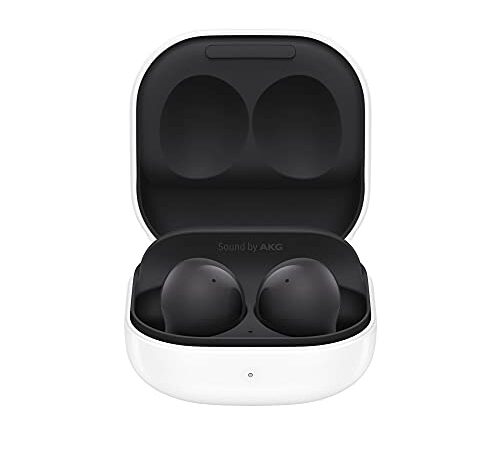 Samsung Galaxy Buds2 Cuffie Bluetooth, True Wireless, Cancellazione attiva rumori, Custodia di Ricarica, Audio bilanciato, IPx2, Ergonomici Peso 5g/auricolare, Black/Graphite, 2021 [Versione Italiana]