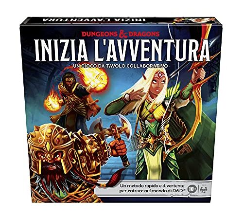 Asmodee Italia- Dungeons & Dragons: Inizia L'Avventura, Gioco da Tavolo, Edizione in Italiano, Multicolore, 2986