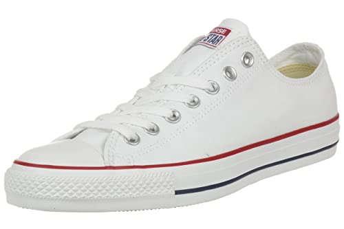 Converse All Star Ox Canvas Sneakers Bianche- UK 11