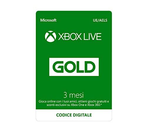 Abbonamento Xbox Live Gold - 3 Mesi | Xbox Live - Codice download