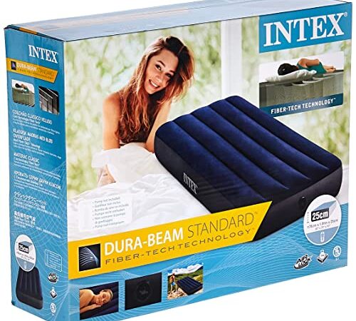 Intex Letto Gonfiabile, 64756, Blu‎, 191 X 76 X 25 Cm