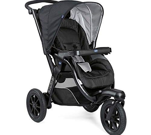 Chicco Trio Activ3 Passeggino Trio 3In1 Sistema Modulare Con Car Kit, Passeggino 3 Ruote, Nero, ‎121.5 x 64 x 113 cm; 26.3 Kg