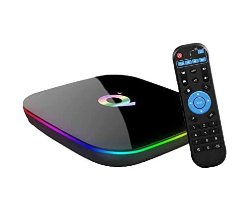 Android TV Box, Q Plus Android 10.0 TV Box 4GB Ram/32GB Rom H616 Quad-Core Supporto 2.4Ghz WiFi 6K HDMI DLNA 3D Smart TV Box