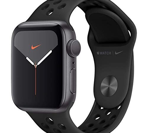 Apple Watch Series 5 40mm Nike+ Space Grey Aluminium Case with Black Nike Sports Band (Ricondizionato)