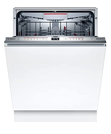 Bosch Elettrodomestici Lavastoviglie Incasso a Scomparsa Totale, Serie 6, Silenziosa, di Facile Installazione, Veloce e Facile, 60 cm, 14 Litri, Inox