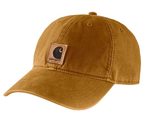 Carhartt Berretto da Baseball in Cotone Canvas Uomo, Marrone (Marrone Carhartt), Taglia unica