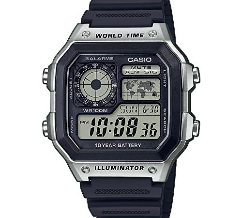 Casio RELOJ Digital Collection Men AE-1200WH-1CVEF 45MM Azul