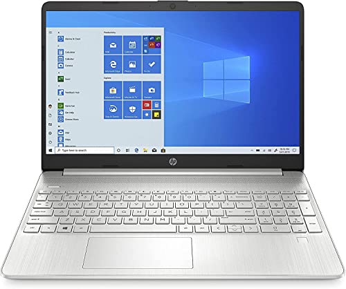 HP - PC 15s-eq2032nl PC Portatile Notebook, AMD Ryzen 5-5500U, RAM 8 GB, SSD 512 GB, Grafica AMD Radeon, Windows 10 Home, Display 15.6" FHD, Lettore Impronte Digitali, Webcam, Lettore SD, Argento