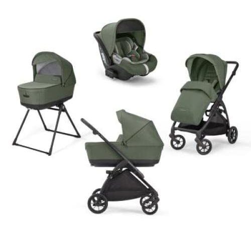 Inglesina AA50P0TBG Passeggino marca inglese Modello System Quattro Electa Cab Tribeca Green, unica