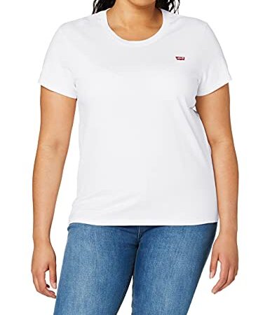 Levi's Perfect Tee White Cn100xx, T-shirt Donna, White Cn-100xx, M