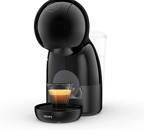 Nescafé Dolce Gusto Kp1A3Bka Piccolo Xs, 1500 Watt, 26.6X13.6X27.6 Cm, Capacità 0.8 Litri, Nero, Pulsante Nero