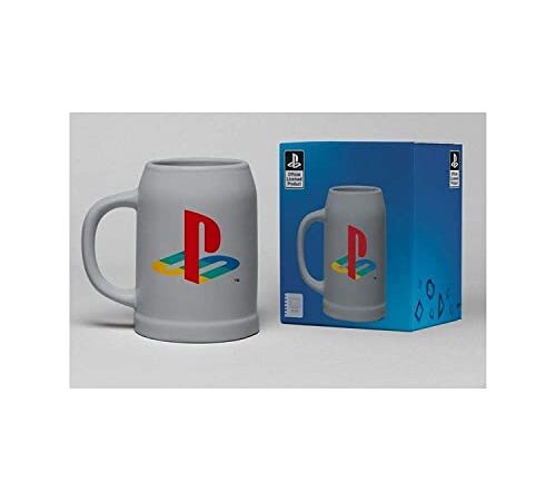 Playstation Classic - Boccale da birra unisex, in ceramica, multicolore