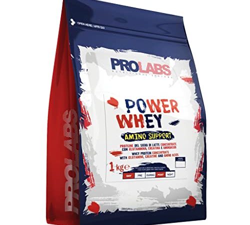 ProLabs POWER WHEY AMINO SUPPORT 1 kg cioccolato - BUSTA -