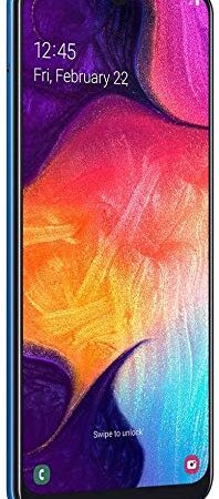 Samsung Galaxy A50, A505FN/DS, con marchio, 128 GB, 4 GB di RAM, blu