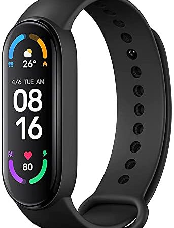 Smartwatch, Orologio Fitness Tracker Donna Uomo, Smart Watch, Sonno Cardiofrequenzimetro, Calorie Contapassi, M6 Activity Tracker , Impermeabile 5ATM, Notifiche Messaggi per Android iOS