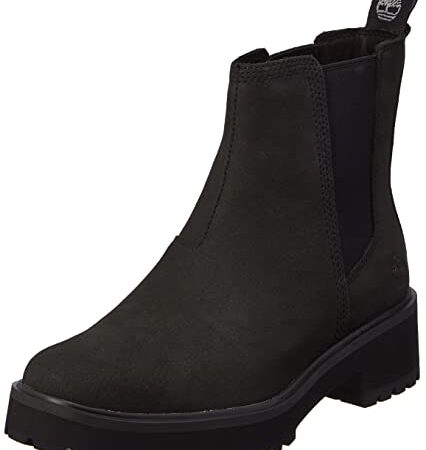 Timberland Donna Carnaby Cool Basic Chelsea Stivali Chelsea, Nero, 38 EU