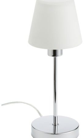 Trio Leuchten Luis Trio 595500106 Lampada da Tavolo con Controllo Tattile della Luminosità, Lampadina Non Inclusa E14, 40 W, 12x12x32 centimeters