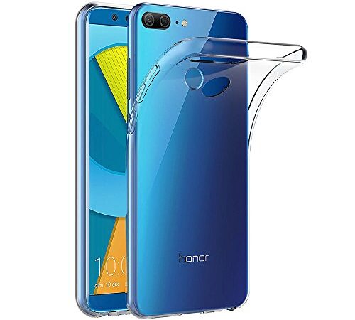 AICEK Cover Honor 9 Lite, Cover Huawei Honor 9 Lite Silicone Case Molle di TPU Trasparente Sottile Custodia per Honor 9 Lite (5,65 Pollici)