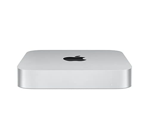 Apple 2023 Mac mini computer desktop con Chip M2 con CPU 8-core e GPU 10-core: 8GB di Memoria unificata, 256GB di archiviazione SSD, Gigabit Ethernet