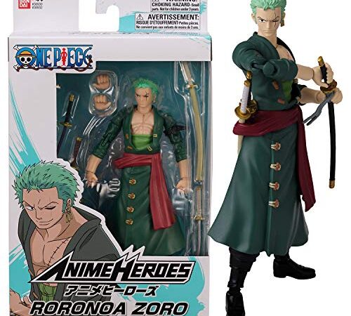 Bandai - Anime Heroes - One Piece - action figure Anime heroes 17 cm - Roronoa Zoro - 36932